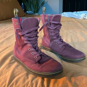 Dr Martens canvas boots